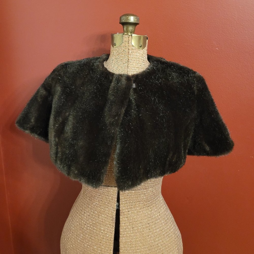 Faux Fur Cropped Jacket US Size 6